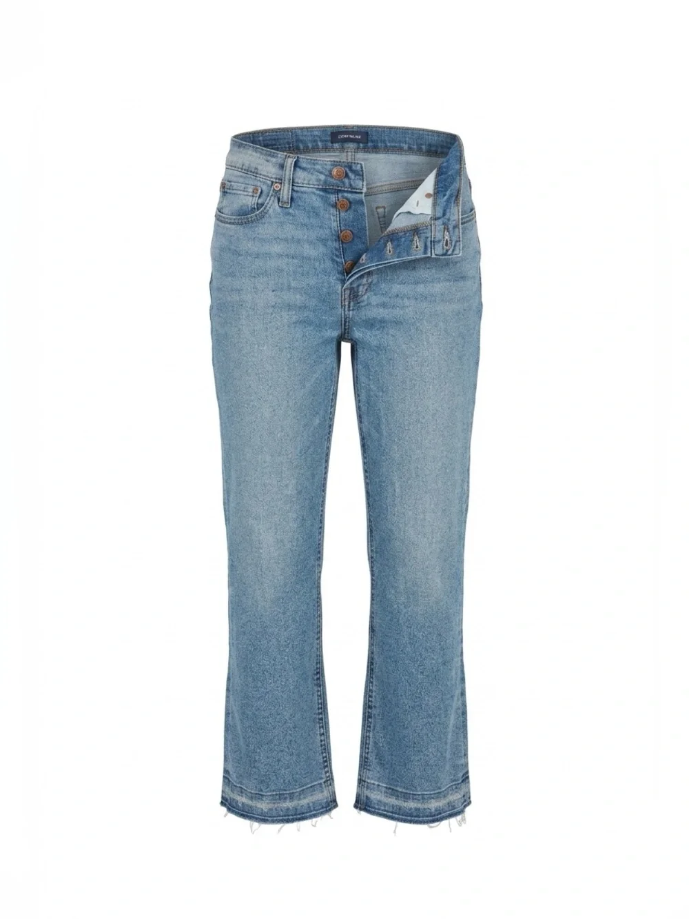 J. Crew Billie Denim Light Blue High-Rise Boot Crop Jeans Size 28